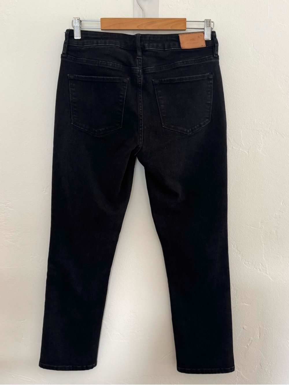 Dear John Blaire Straight Ankle Length Jeans Black Arrow Cotton Stretch - Picture 5 of 11